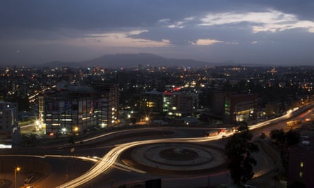 The high city of Addis Ababa is located between two climatic zones.
