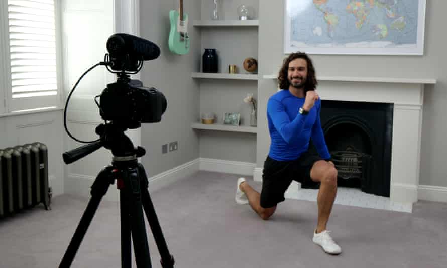 Joe Wicks, a phenomenally popular YouTube fitness coach, shows you how to keep fit at home.