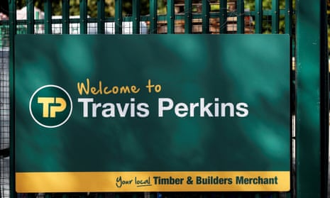 Travis Perkins, a timber and building merchants yard in St Albans.