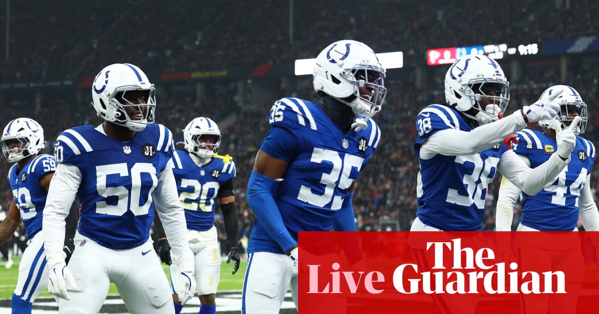 NFL week 10 live: Indianapolis Colts v Atlanta Falcons in Berlin live