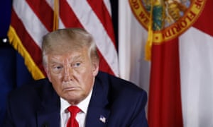 Donald Trump at a meeting on Friday