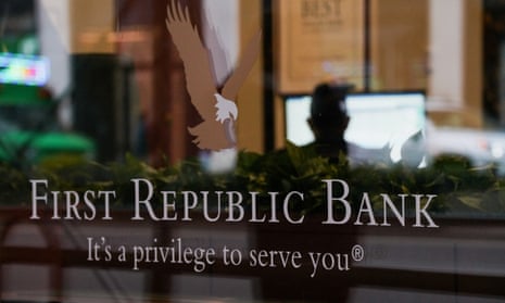 The Park Avenue location of First Republic Bank, in New York CityA view of the First Republic Bank logo at the Park Avenue location, in New York City, U.S., March 10, 2023. REUTERS/David 'Dee' Delgado