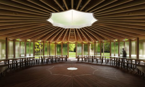 Lina Gotmeh’s interior design for the Serpentine Pavilion 2023.