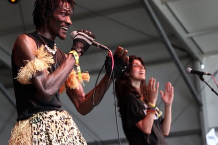 Janka Nabay and the Bubu Gang performing at Bonnaroo festival in 2012.
