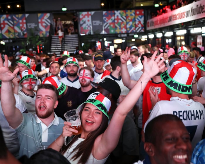 ‘I got three hours’ sleep’: fans on watching England beat Mexico at the World Cup