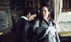 Rachel Weisz, left, and Olivia Colman in The Favourite.