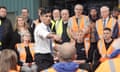General Election campaign 2024<br>Prime Minister Rishi Sunak takes part in a Q&amp;A with workers during a visit to West William Distribution in Ilkeston, Derbyshire, while on the General Election campaign trail. Picture date: Thursday May 23, 2024. PA Photo. See PA story POLITICS Election. Photo credit should read: Stefan Rousseau/PA Wire