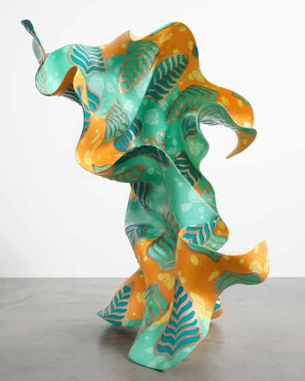 Yinka Shonibare’s Wind Sculpture in Bronze IV, 2024.