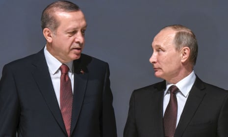 Recep Tayyip Erdoğan and Vladimir Putin