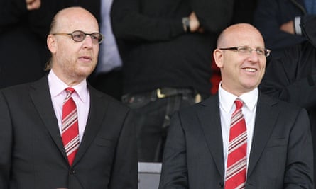 Manchester United’s owners Joel and Avram Glazer