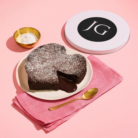 Jean-Georges Heart-Shaped Molten Chocolate Cake