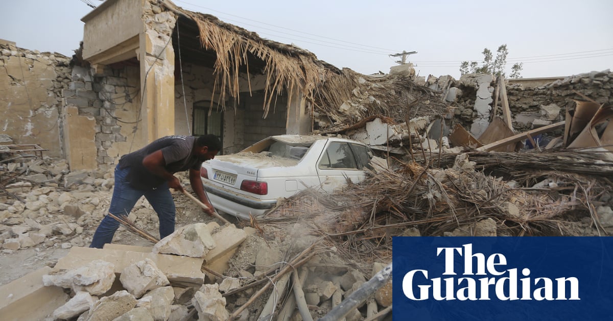 Iran earthquakes: at least five killed and village flattened, state media says