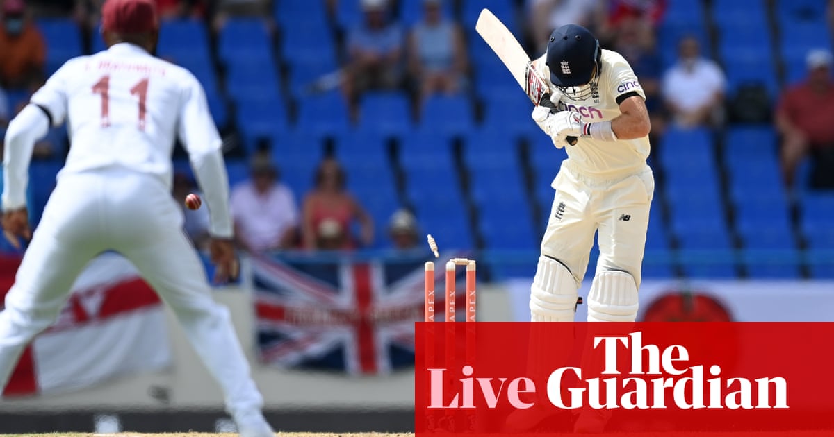 West Indies v England: first Test, day one – live!