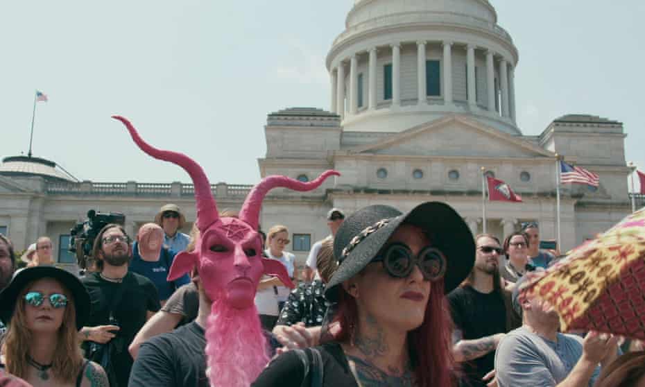 Marching with the prince of darkness … Hail Satan?