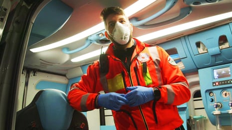 Life and death with a coronavirus ambulance volunteer in Milan – video
