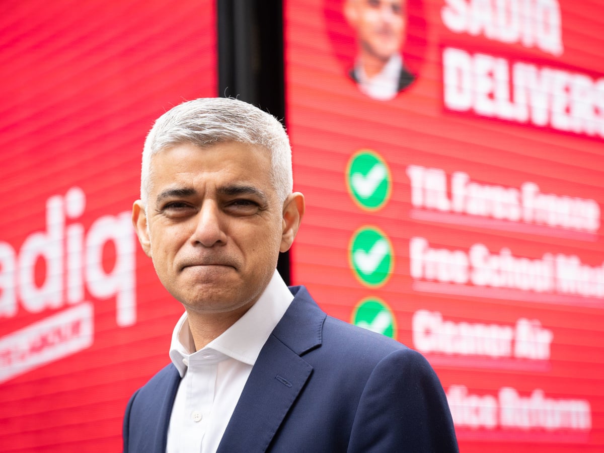 Sadiq Khan accuses Tories of 'lies' over London mayoral ad | Sadiq Khan | The Guardian