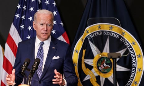 Joe Biden in McLean, Virginia, on Tuesday. 