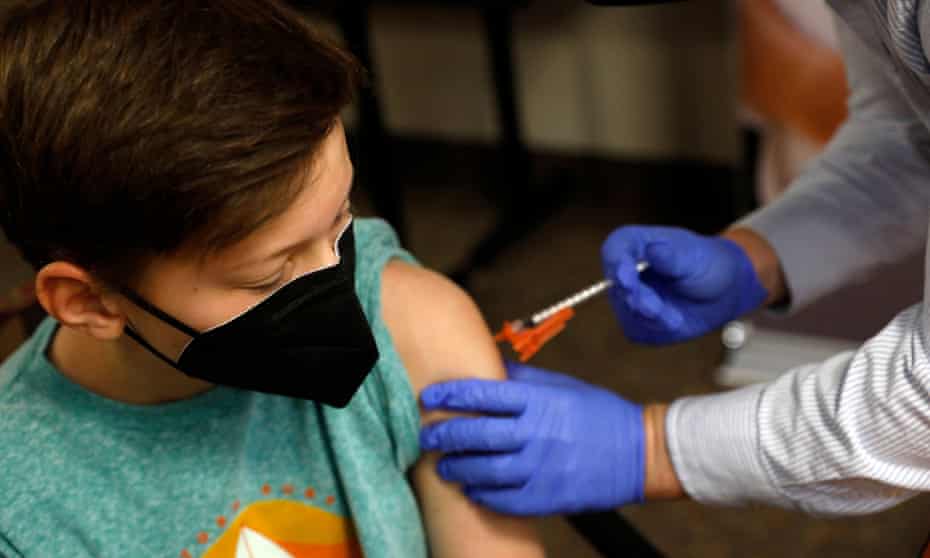 US FDA approves Covid-19 vaccine for emergency use in children ages 5-11 | Coronavirus | The Guardian