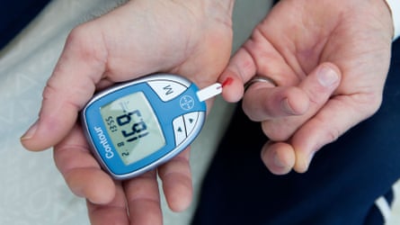 A personification utilizing a humor glucose monitor