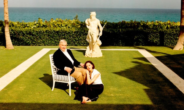 Conrad Black and Barbara Amiel at their Palm Beach mansion, Florida, 2004.