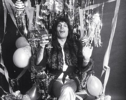 Freddie Mercury shot for Melody Maker, Christmas 1974.