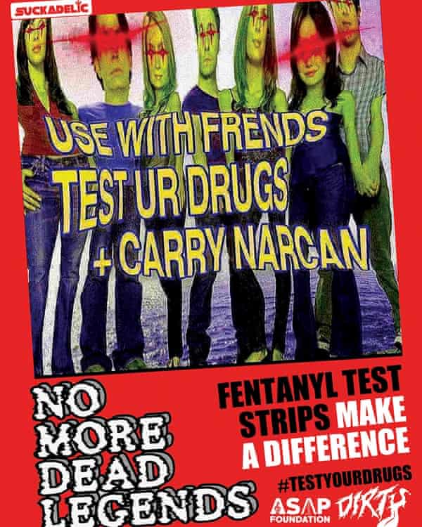 A flyer encouraging clubbers to carry Narcan.