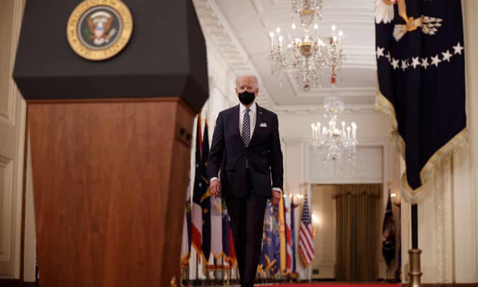 President Joe Biden delivers a nationwide address on the US anniversary of the coronavirus pandemic.