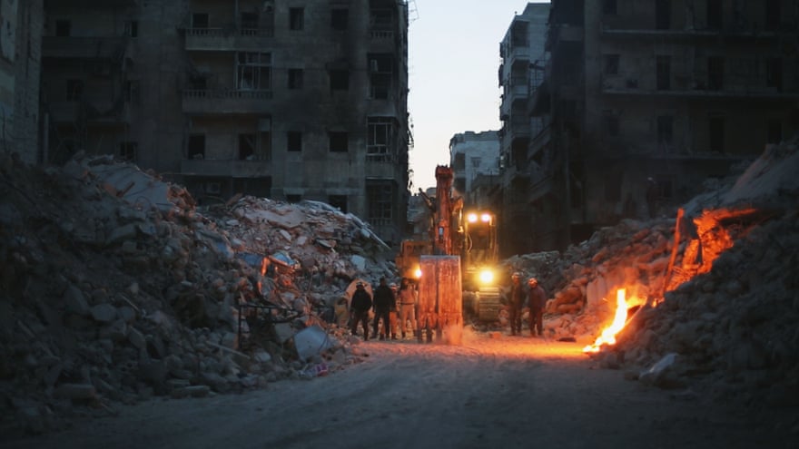 A scene from Last Men in Aleppo.
