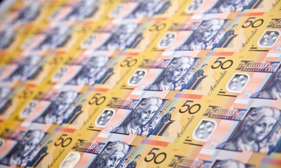 Australian $50 notes.