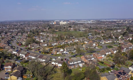 An aerial view of Leverstock Green, near Hemel Hempstead.