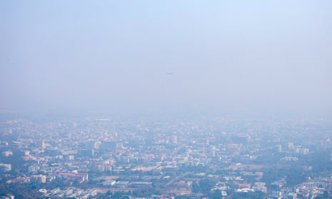 Air pollution in Chiang Mai, Thailand, last month.