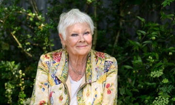 Judi Dench at the Chelsea flower show.