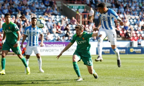 A late consolation goal for Huddersfield Town’s Karlan Ahearne-Grant.
