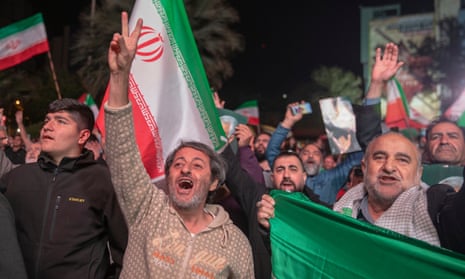 People in Tehran hailed the success of Iran’s attack on Israel, despite causing relatively little damage