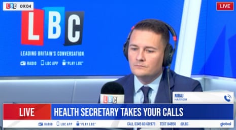 Wes Streeting on LBC this morning