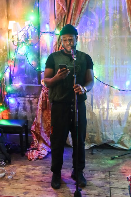 Femi performs at Mulberry’s ‘My Local’ Festive Event, November 2019.