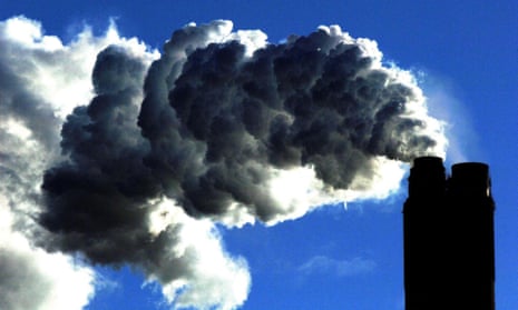 Carbon dioxide from a coal-fired power plant