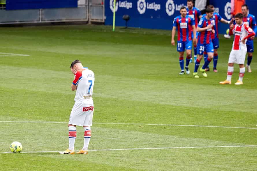 Joy and despair at the bottom of La Liga as Eibar celebrate and Alavés look distraught