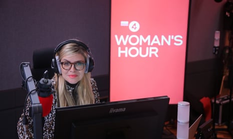 Emma Barnett on her first day hosting Woman’s Hour on Radio 4 on 4 January 2021. 