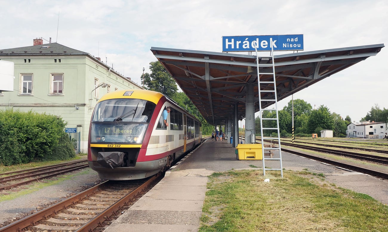 Hrádek nad Nisou station in the Czech Republic