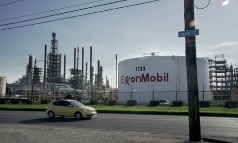 The ExxonMobil refinery in Baton Rouge. Greenpeace said that Unearthed reporters posed as recruitment consultants looking to hire a Washington lobbyist for a major client.