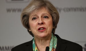 Prime Minister Theresa May speaks to members of the Charity Commision for England and Wales at The Royal Society where she detailed plans to provide greater support for those suffering mental health problems.