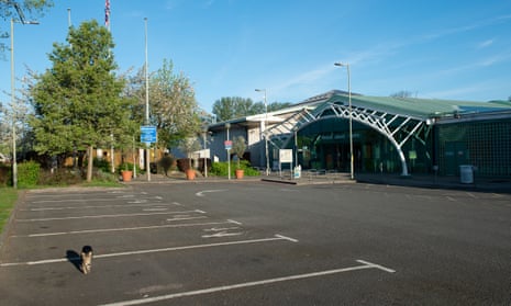 The Windsor leisure centre and parking lot