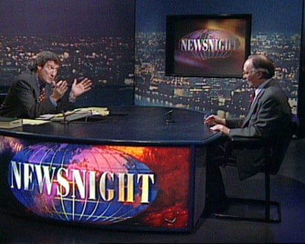 Jeremy Paxman asks Michael Howard the same question 12 times on Newsnight in 1997.