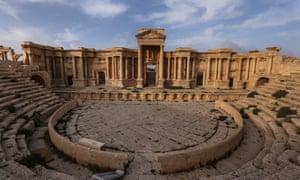 A Roman theatre in the ancient city of Palmyra