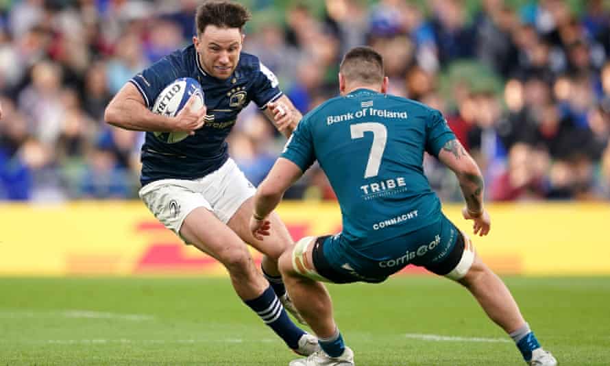 Hugo Keenan launches attack for Leinster against Connacht