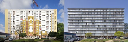 Before and after… the transformation of 530 dwellings at Grand Parc, Bourdeaux.