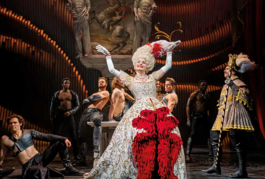 Rebecca Trehearn, center, in Cinderella.