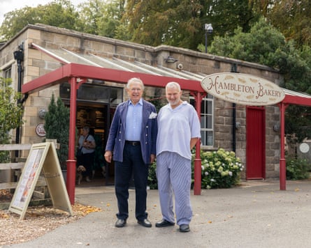 Founders and owners of the famous Hambleton Bakery in Rutland, Tim Hart (left) and Julian Carter.