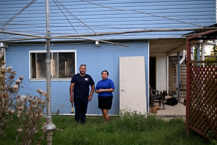 Guillermo and Luz Fernandez are photographed at their condemned home